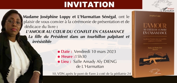 Cérémonie de Dédicace de &quot;L&#039;Amour au Cœur du Conflit en Casamance&quot;